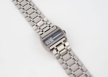 CARAVELLE
Steel men's wristwatch with disc...