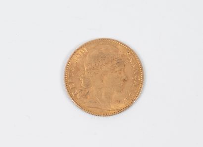 FRANCE
10 francs gold coin 1907.
Weight :...