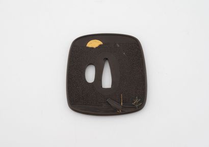 JAPAN - EDO period (1603 - 1868), 19th century
Shibuichi...