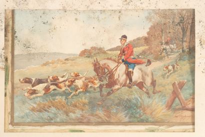 Charles de CONDAMY (1847-1913)
Hunting with...