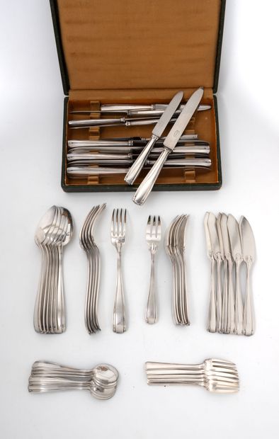 BOULENGER
Part of an Art Deco style silver-plated...