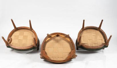 FRANCE, fin du XVIIIème siècle
Deux fauteuils,...