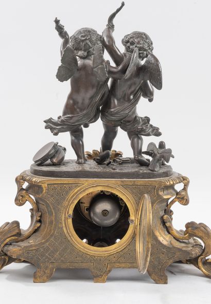 D'après Alexandre-Pierre SCHOENEWERK (1820-1885)
Pendule...