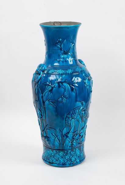 LONGWY
Large baluster vase with flat base.
Proof...