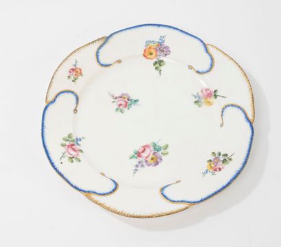 SÈVRES 
A soft-ware porcelain plate with...