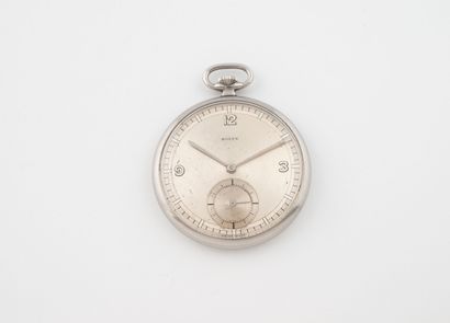 ROLEX Ref 2168
Steel pocket watch, radiant...
