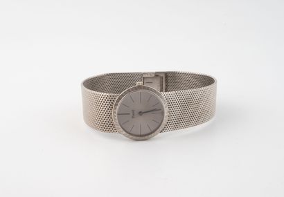 PIAGET 
Ladies' wristwatch in white gold...