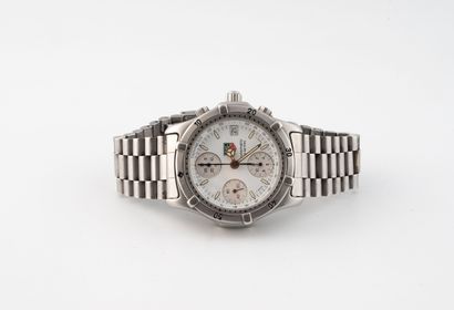 TAG HEUER 
Men's stainless steel chronograph...