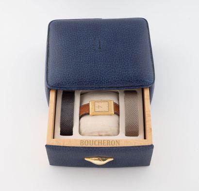 BOUCHERON Reflet
Men's wristwatch, rectangular...