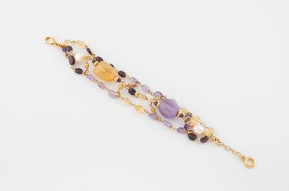 GOOSENS
Gilded metal bracelet with small...