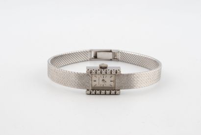 MOVADO
Ladies' wristwatch in white gold (750)....