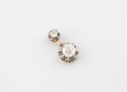 Small white gold (750) and platinum (850)...