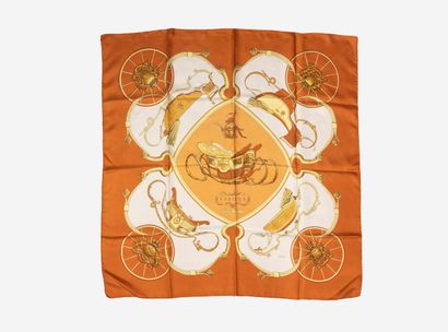HERMES
Square in silk twill
Model : 