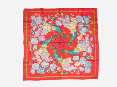 HERMES 
Square in silk twill.
Model : 