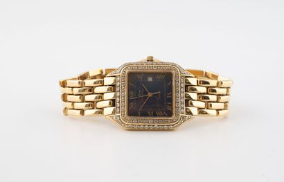 GIREN DUPRE 
Ladies' wristwatch in yellow...