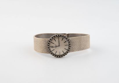 LONGINES
Ladies' wristwatch in white gold...
