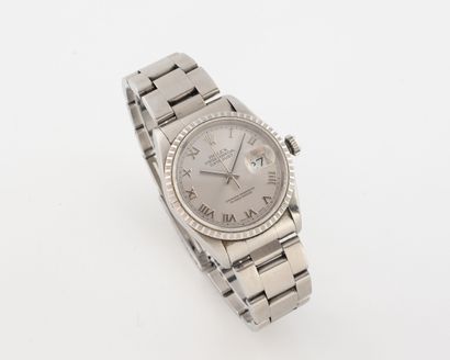 ROLEX ''OYSTER PERPETUAL DATEJUST
Men's stainless...
