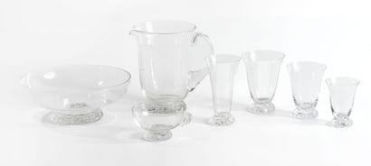DAUM, France
Set of glasses, KIM model, including...