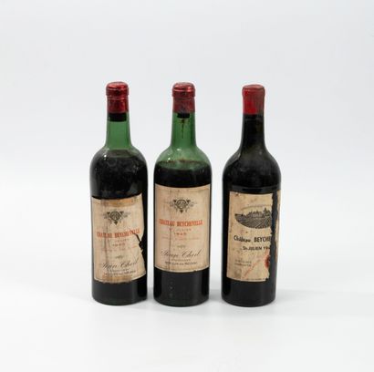 CHÂTEAU BEYCHEVELLE
2 bottles, 1945.
Saint-Julien.
Jean...