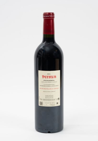 PETRUS
1 bottle, 2015.
Pomerol.
Neck level.
Small...