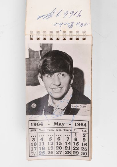 THE BEATLES
1964 pocket calendar with the...