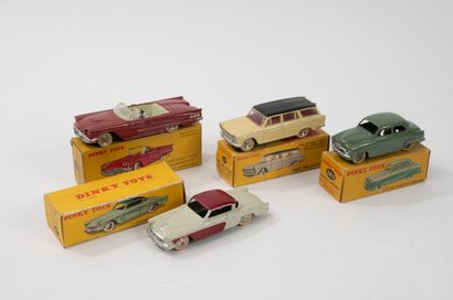 DINKY TOYS FRANCE
Lot including:
-Simca 9...