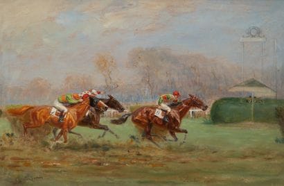 Eugène PECHAUBES (1890-1967)
Prix d'Auteuil,...