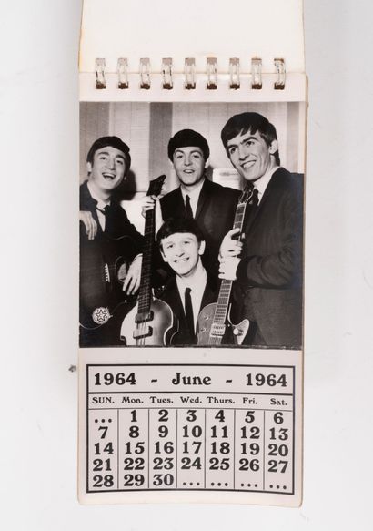 THE BEATLES
1964 pocket calendar with the...