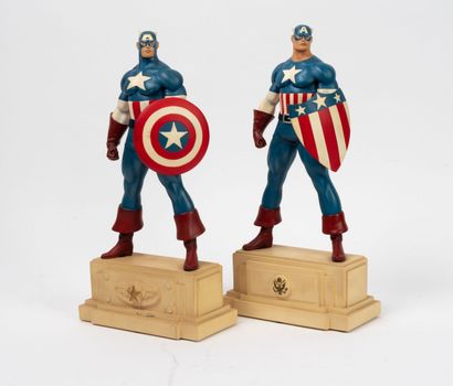MARVEL
SET OF 6 FIGURES:
* Two Captain America...