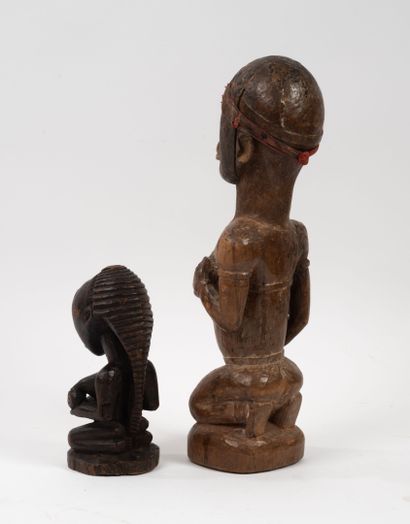 CONGO & IVORY COAST
Two wooden statuettes...