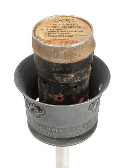 Summer Olympics, London, 1948.
Official torch...