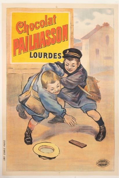 Chocolat Pailhasson Loudes.
Canvas poster...