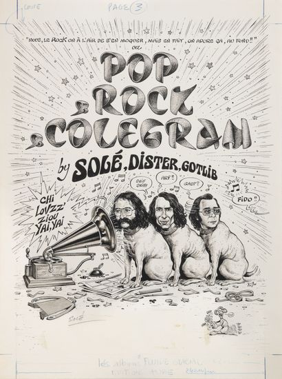 Jean SOLÉ (1948)
Pop & rock & colegram, title...