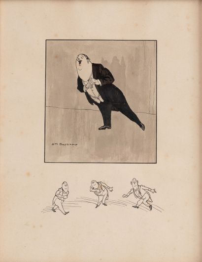 Henry Mayo BATEMAN (1887-1970)
The tenor.
Ink...