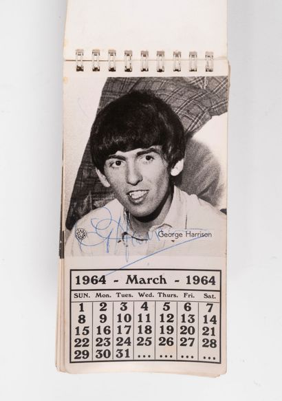 THE BEATLES
1964 pocket calendar with the...