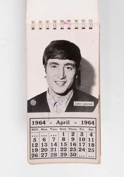THE BEATLES
1964 pocket calendar with the...