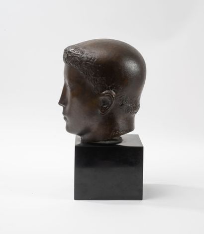 Gérard CHOAIN (1906-1988)
Head of an athlete.
Proof...