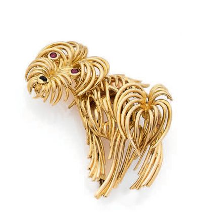CARTIER Paris
Amusant clip de revers en filins...