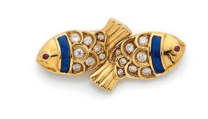 MELLERIO Paris
Amusante broche en or jaune...