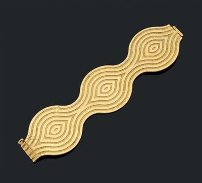 Georges LENFANT
Important bracelet ruban,...