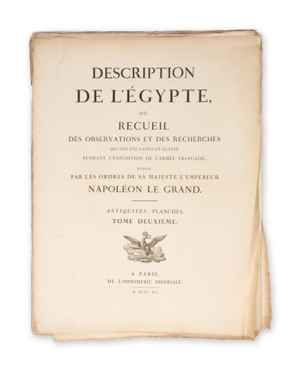 DESCRIPTION OF EGYPT
ou recueil des observations...