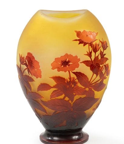 Establishment GALLE
Vase on small foot, flattened...