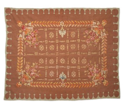 AUBUSSON, first third of the 19th century
Polychrome...
