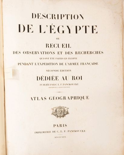 DESCRIPTION OF EGYPT
or collection of observations...