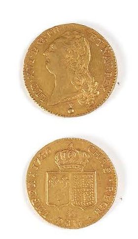 LOUIS XVI (1774-1793)
Double louis d'or au...