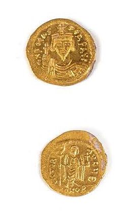PHOCAS (602-610)
Solidus gold. Constantinople.
Weight...