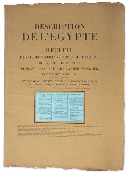 DESCRIPTION OF EGYPT
or compendium of observations...