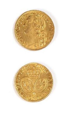 LOUIS XV (1715-1774)
Louis d'or au bandeau....