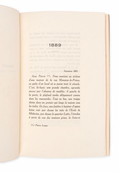 GIDE (André)
Cahier.1889-1895.S.I., s.d....