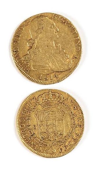 COLUMBIA: Ferdinand VII (1808-1824)
8 gold...